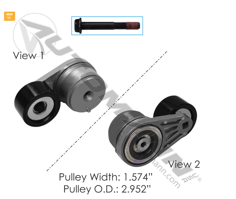816.49506-CONTINENTAL ELITE TENSIONER ASSEMBLY 1481974 1900649 1695261