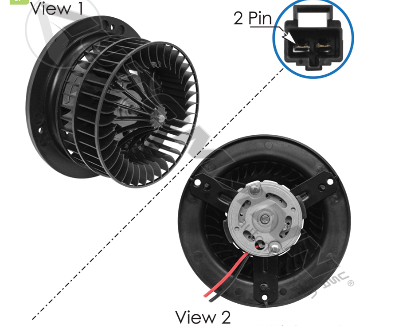 830.21222-BLOWER HVAC FREIGHTLINER VOLVO