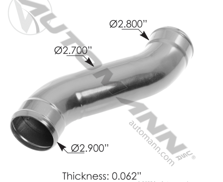 561.23899SS-COOLANT TUBE DETROIT SS304