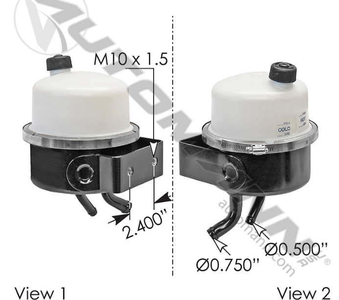 575.1137-Power Steering Reservoir Peterbilt