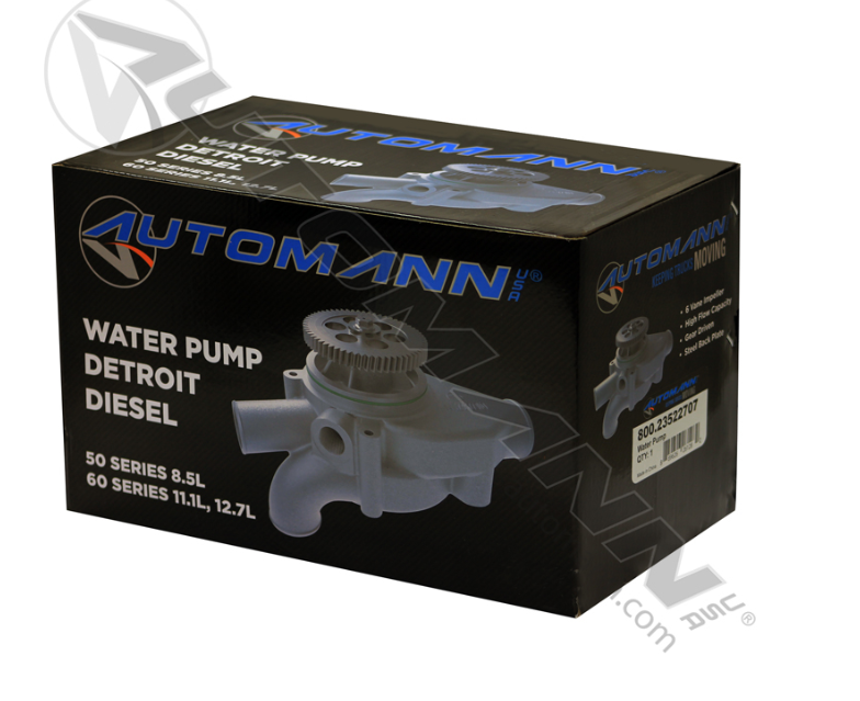 800.235227-WATER PUMP DETROIT DIESEL Series 50 8.5 Liter and Series 60 11.1L and 12.7L DDE R23539929 DDE R2...