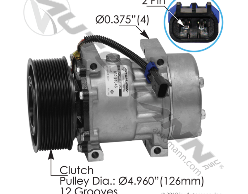 830.31046-AIR CONDITIONING COMPRESSOR 7H15 TYPE ORDERED AS : 20-04078