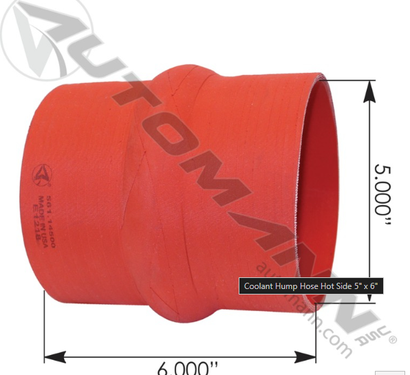 561.145-COOLANT HUMPM HOSE HOT SIDE