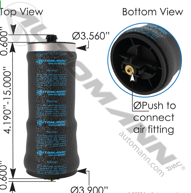 ABSZ70-1146-AIR SPRING CABIN IHC