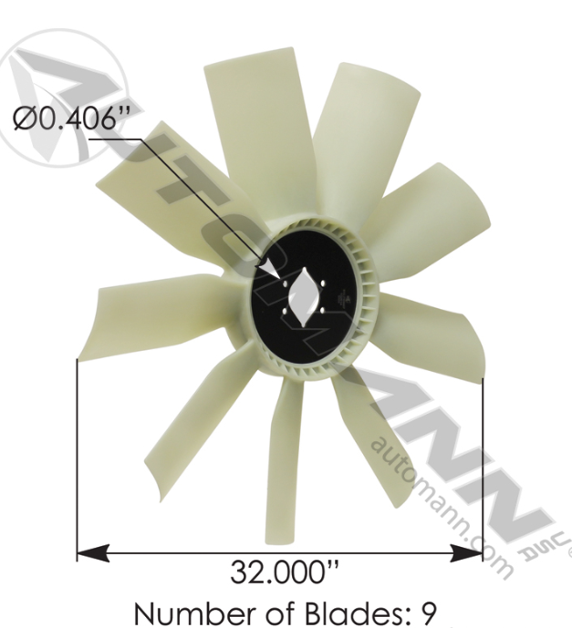 810.FB9907-FAN BLADE ..Cummins