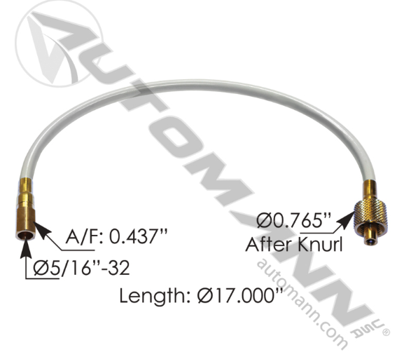177.T73001OE-FLEX HOSE INSIDE TIRE 17IN PSI