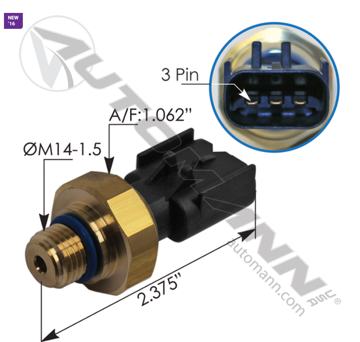 577.90501-OIL PRESSURE SENSOR CUMMINS 4087991, 4921517, 4921744