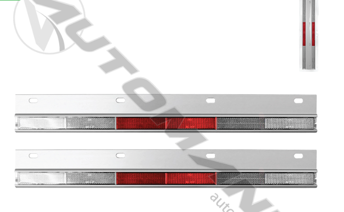 562.442-CONSPICUITY REFLECTOR PLATE SET STRAIGHT