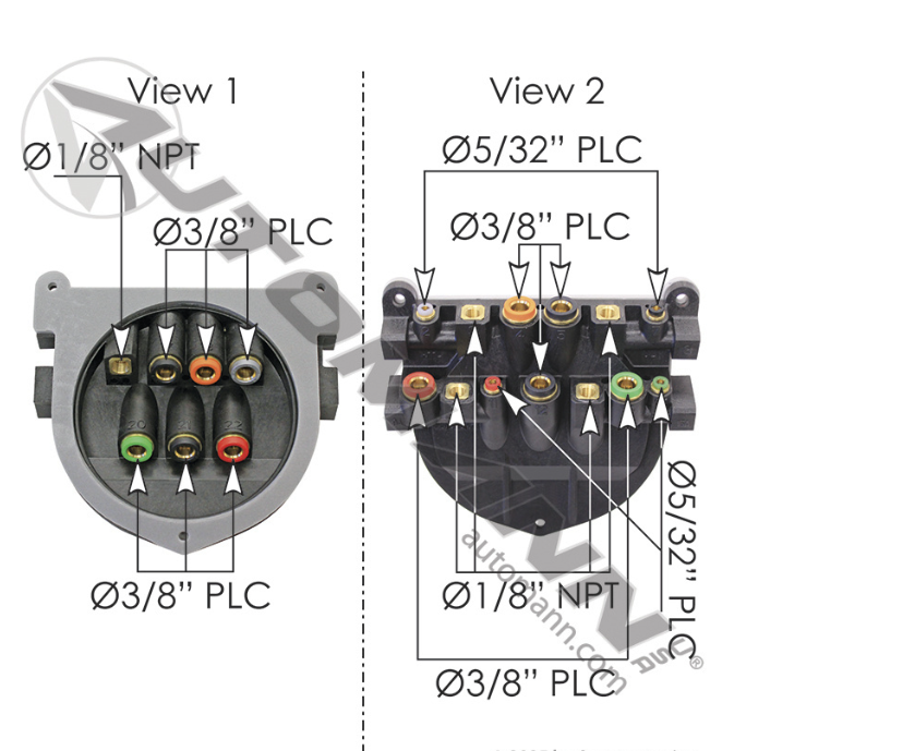 170.1013OE-OEM AIR MANIFOLD Frieghtliner Cascadia 12-17005-002