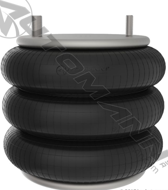 ABSP3B22R-C714-AIR SPRING TRIPLE CONVULATED