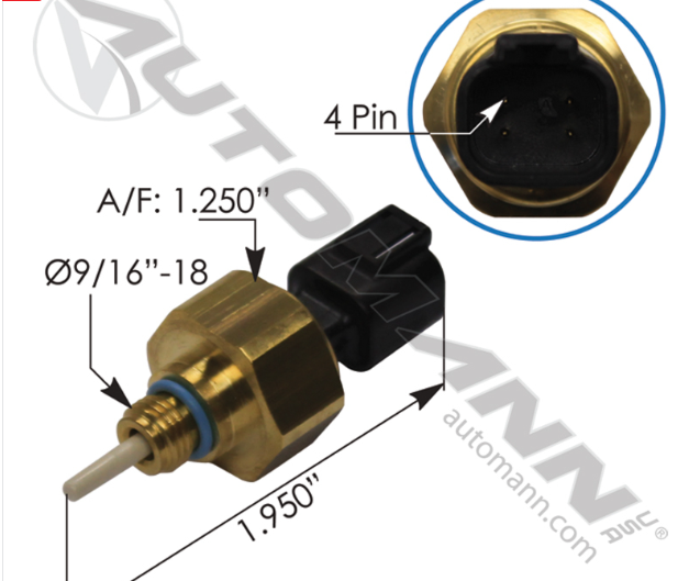 577.90519-INTAKE MANIFOLD AIR TEMP SENSOR CUMMINS ORDERED AS SENSOR ISX