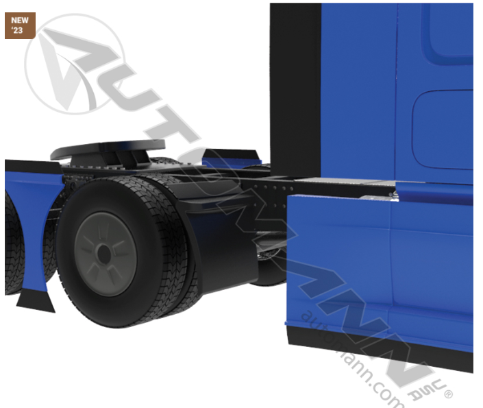 562.9014K-QUARTER FENDER KIT BLACK FREIGHTLINER P4