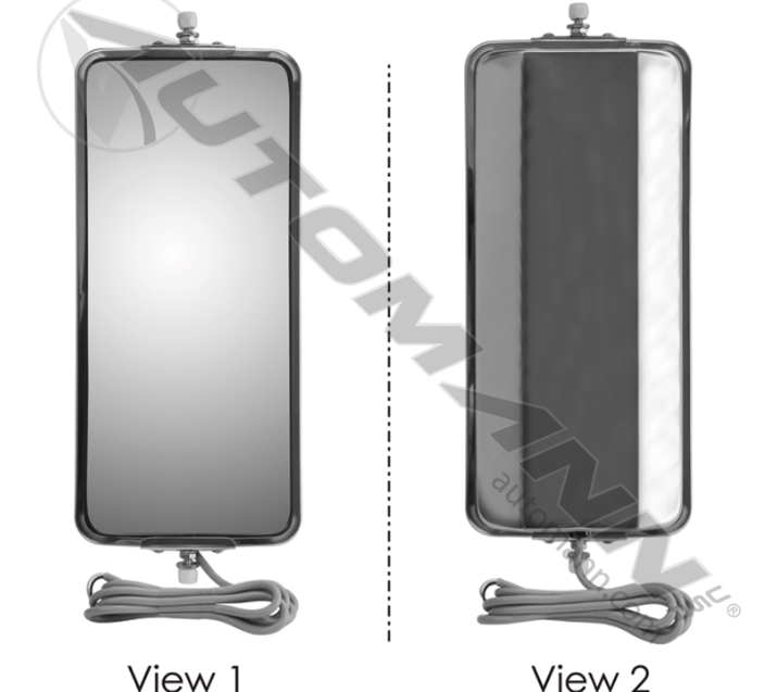 563.9028-TYPE WC MIRROR HEATED S.STEEL 7INX16IN