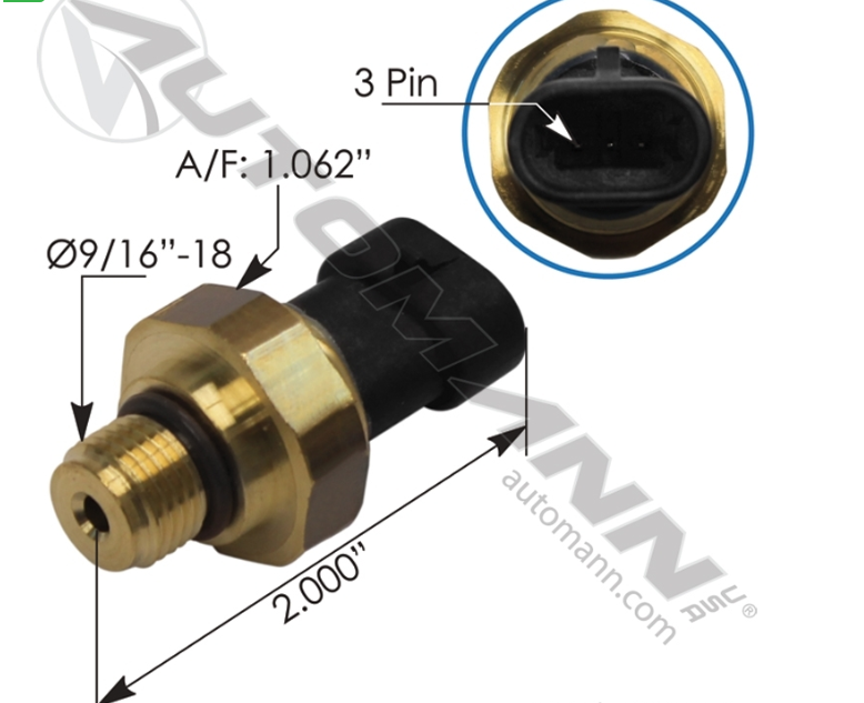 577.90514-LOW OIL SENSOR 4921487 WA902-18-7817 N14, 1994-2003 Cummins