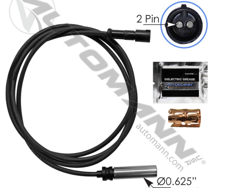 577.A1027197-ABS SENSOR KIT STRAIGHT HEAD LENGHT 76IN