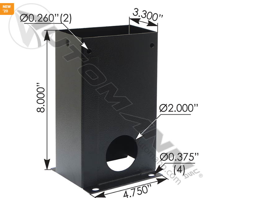 170.32398AP-CONSOLE 8IN FOR AV195/295 SERIES APSCO