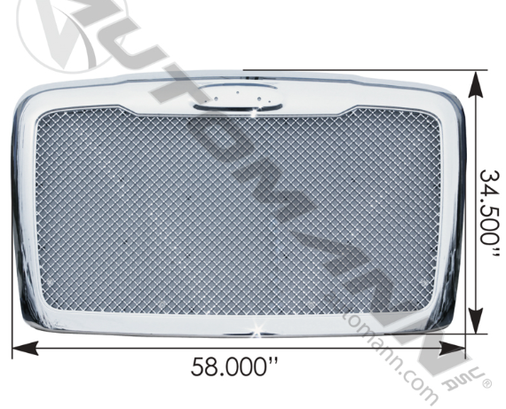 564.14008M-GRILLE MESH CHROME P3 FREIGHTLINER A17-19112-018 564.14008