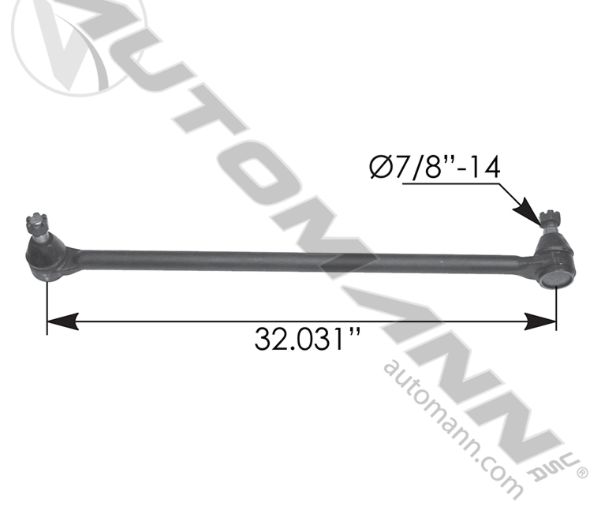 463.DS1275-Drag Link 32.030in C to C Freighliner..