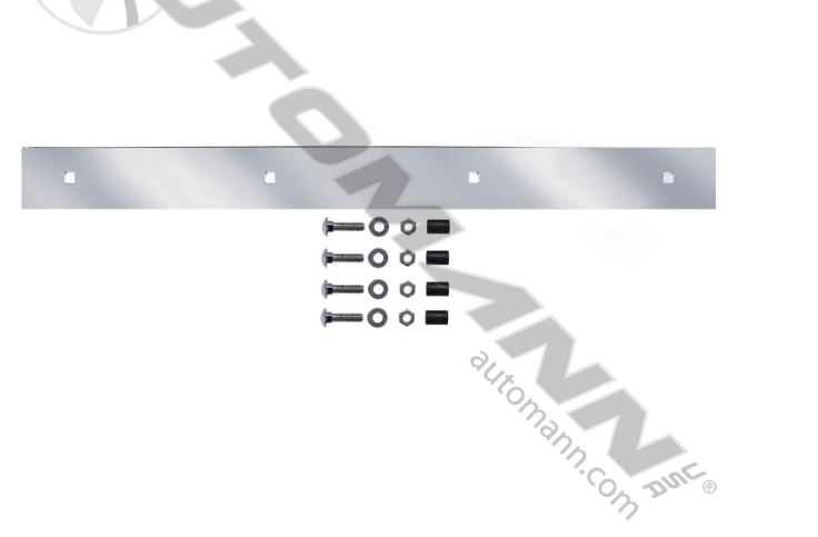 562.602-2BP-Mud Flap Top Plate Set 24in Chrome Bolt