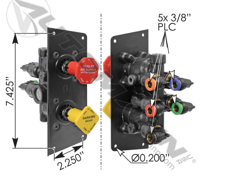 170.801631WF-MV3 TYPE DASH CONTROL MODULE FREIGHTLINER COLUMBIA 5013293 BW 801631 OTR801631 5013294