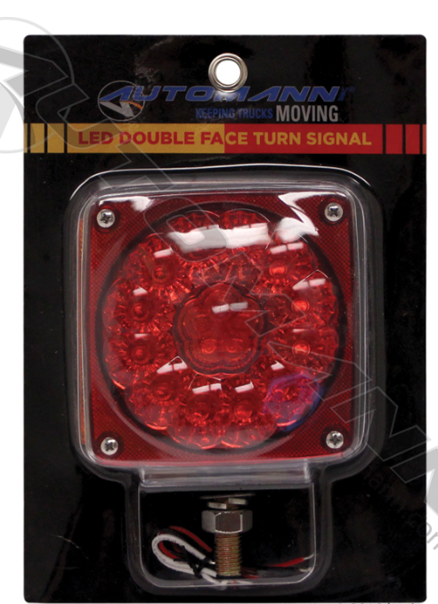 571.LD28AR38L-PEDESTAL LIGHT SQUARE DOUBLE FACE LED LH