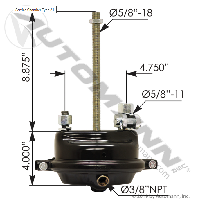 179.SC24 - Service Chamber Type 24