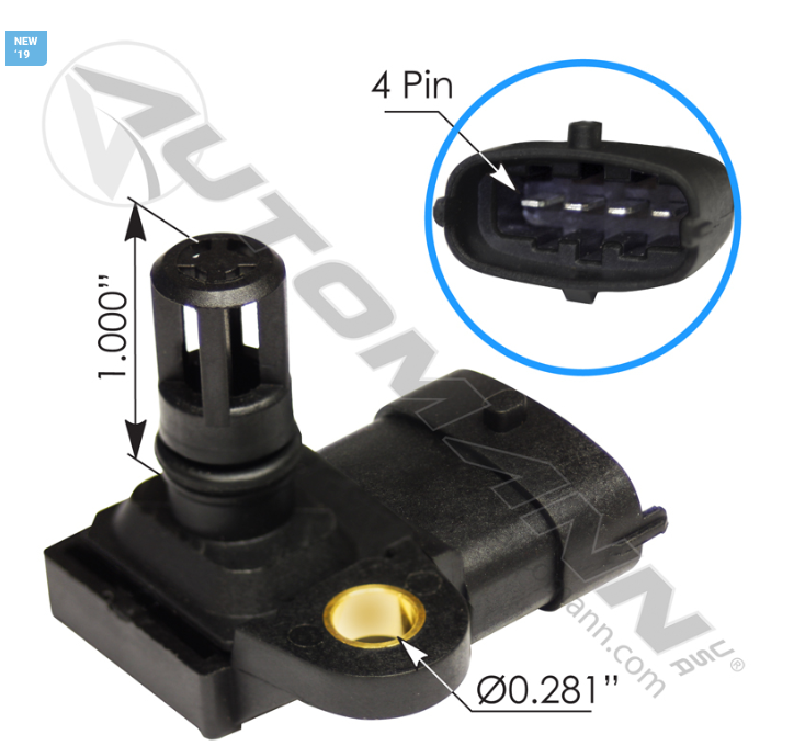 577.96516-BOOST PRESSURE SENSOR VOLVO