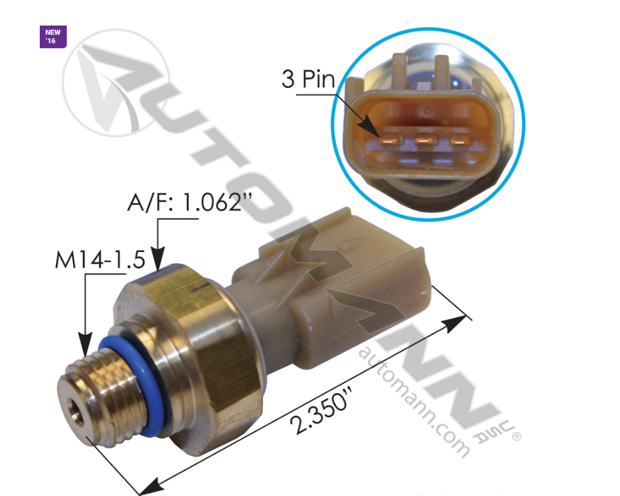 577.90505-INTAKE MANIFOLD PRESSURE SENSOR CUMMINS 4928593