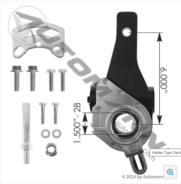 Haldex Type Slack Adj 6in Economy