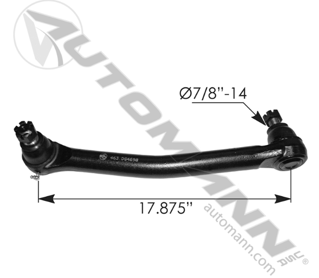 463.DS4698-DRAG LINK 17.75IN C TO C FREIGHTLINER ORDER AS :14-17298-000