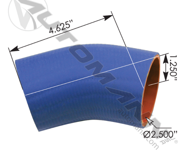 561.2025-COOLANT HOSE SILICONE KENWORTH 2.5" ID