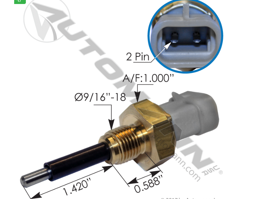 577.23512-COOLANT LEVEL SENSOR FREIGHTLINER 23522855 DDE 23522855