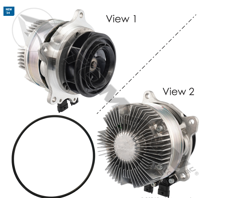 800.2267065-WATER PUMP ELECTRIC PACCAR MX13