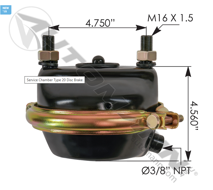 179.SC20DB - Service Chamber Type 20 Disc Brake