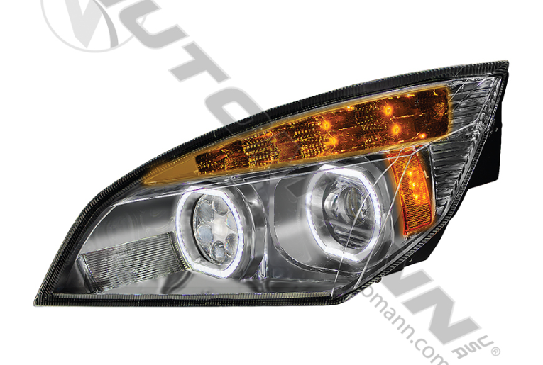 564.46001DCY-HEADLAMP LH CHROME LED FREIGHTLINER P4